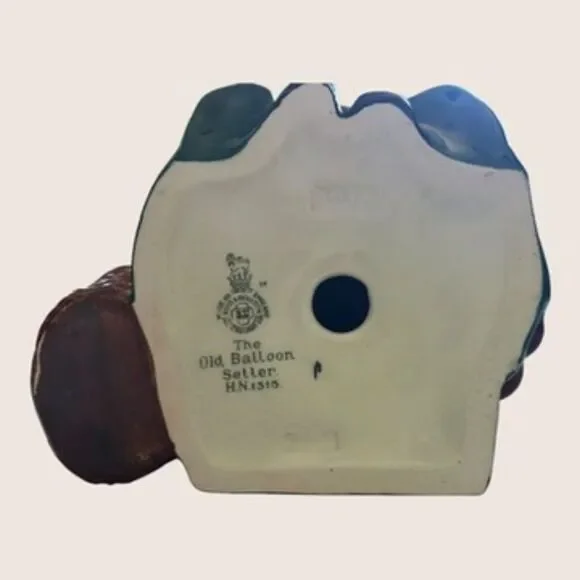 🎈 VTG ROYAL DOULTON THE OLD BALLOON SELLER HN1315 7.5" FIGURINE NO CHIPS - Picture 7 of 7